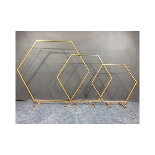 DIY lawn Outdoor wedding arch backdrops Metal rack for party shower balloon flower stand event table centerpieces flower vase