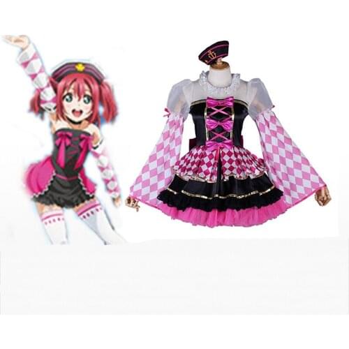 Love Live Sunshine Cosplay Ruby Kurosawa Cosplay Costume Ruby Uniform Cosplay Costumes Halloween Carnival Cosplay Costumes