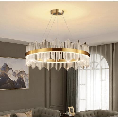 Chandelier Living Room Modern Simple Light Luxury Lighting Living Room Lamp Hall Ceiling Lamp Crystal Bedroom Lamp 2021 New