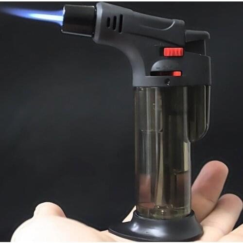 Torch Lighter Refillable Adjustable Butane Jet Torch Lighter Cooking BBQ Flame Ignition Tool High pressure jet flame