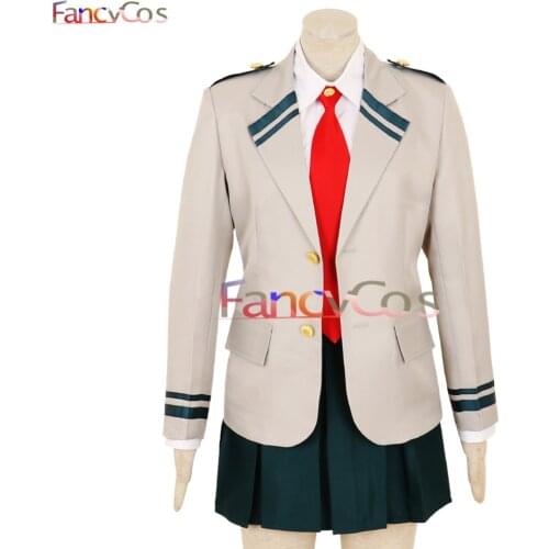 My Hero Academia Cosplay Ochako Uraraka Dress Yuga Aoyama Skirt U.A. High School Uniform Cosplay Costume Boku No Hero Academia