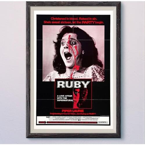 N299 RUBY Vintage Classic Movie Wall Silk Cloth HD Poster Art Home Decoration Gift