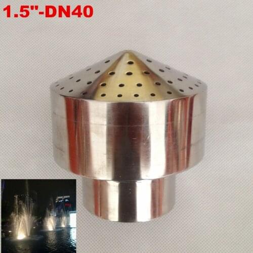 DN40 1.5" SS Garden Fireworks Spray Fountain Nozzle