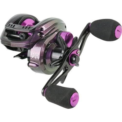 2021 New Baitcasting Reel 7.1:1 8KG Max Drag Fishing Reel For Bass in ocean environment 48 Hours Fishing Reel Send Gift Bait