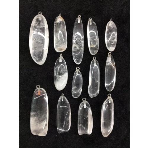 Wholesale 5pcs/pack Polished Multi Gem Stone Bead Pendant,Natural Amethysts,Quartz Agat e Pendant Jewelry Necklace 30-45mm