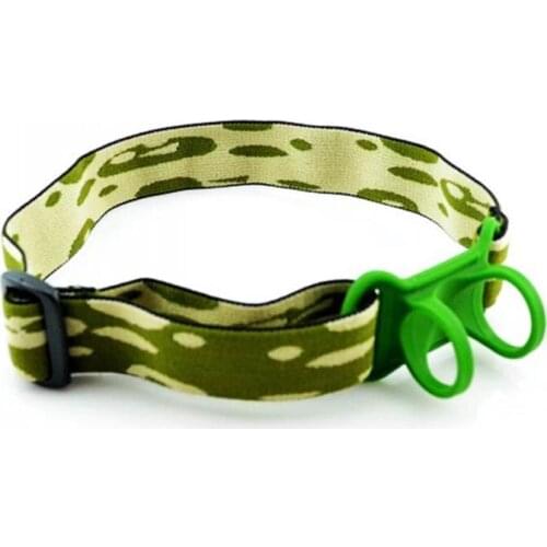 Adjustable Nylon Head Strap Flashlight Strap Side Head Band for LED Flashlight to Headlamp Elastic Strap