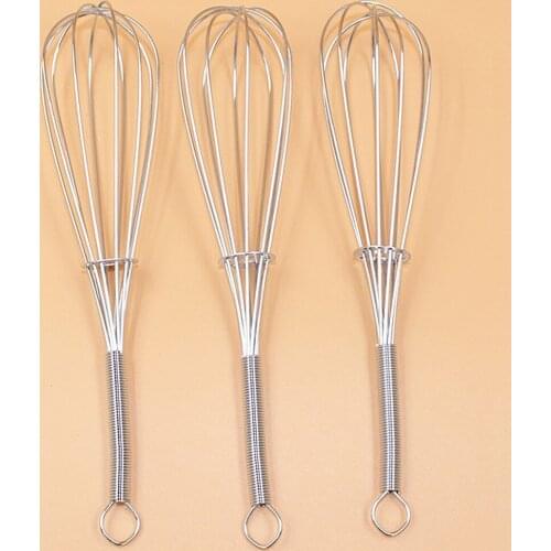 Kitchen Tools Butter Blender Schneebesen Batidor Stainless Steel Egg Beater Hand Whisk Mixer