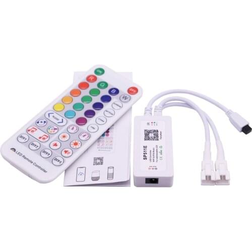 SP501E Smart Wifi Controller Speaker Voice Control Digital Pixel strip light DC5-24V wifi-SPI addressable LED strip light