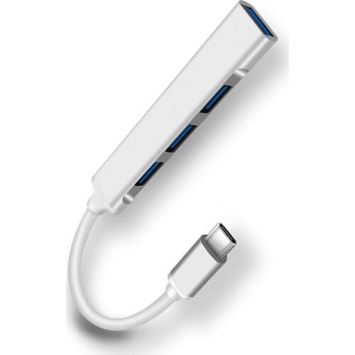 USB3.0 2.0 4Port HUB TypeC HUB TypeC Mini Docking Station OTG for Mac book Air Lenovo huawei book USB Accessories forPC Laptops