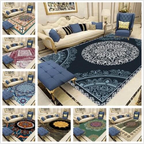 High-Quality Home 3D Printing Rug Creative European style Series Carpets For Living Room Bedroom Area Rugs Luxury Hallway Carpet