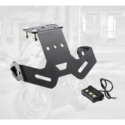 Rear LED License Plate Light Holder Frame Bracket Light Mount Waterproof for Yamaha MT-15 2019-2020