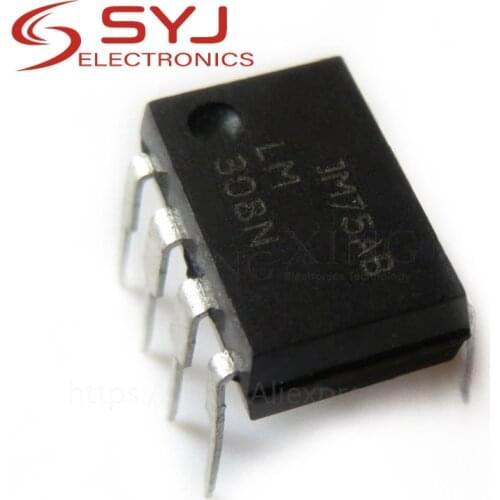 10pcs/lot LM308AN LM308N LM308 DIP-8 In Stock