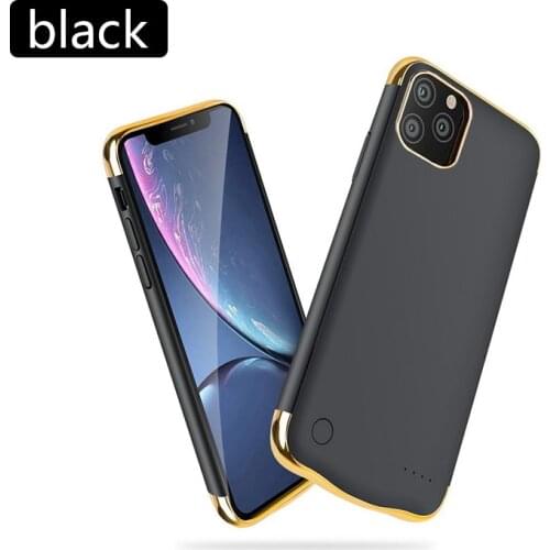 Battery Charger Cases for iPhone 11 Pro Max Charging Case for iPhone 11 Battery Case 6000mah Back Clip Fast Charger Cover Black