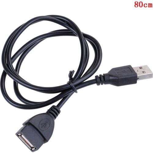Hot USB 2.0 Cable Male to Female Data Sync USB 2.0 Extender Cord Extension Cable USB Extension Cable Super Speed 80cm 150cm
