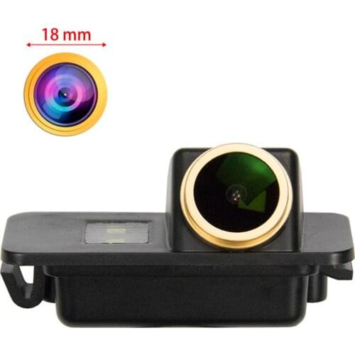 Misayaee Golden HD Rear View Camera for Ford Focus MK2 MK3 Mondeo BA7 MK4 Fiesta SE C-MAX S-MAX KUGA Ranger Explorer EcoSport
