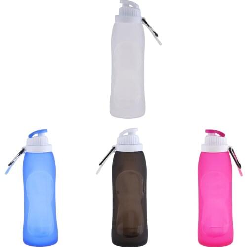 500ml Creative Collapsible Foldable Silicone Sports Water Bottle Drink Cup Camping Travel Bicycle Bottle