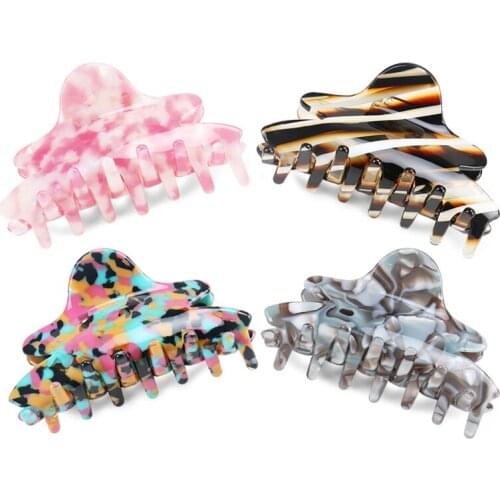 Trendy Weird Claw Hair Clip - Hair Accessories for Women Girls Cellulose Acetate Hair Ornament Jewelry for Tiara Prom Wear Daily