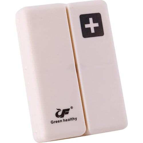 Portable Medicine Case Foldable Magnetic Supplement Pill Box Organizer container storage containers quality kitchen storage box