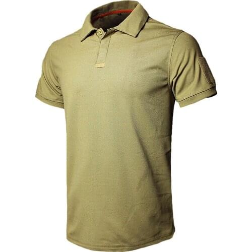 Dropshipping Men Polo Shirt Summer Tactical Air Force Casual Military Army short Shirt tee polos para hombre camisa polo