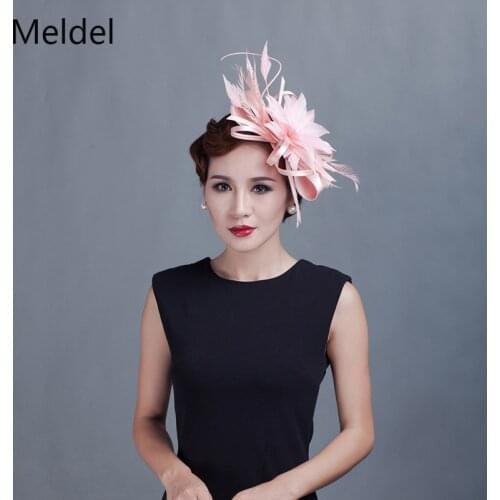 Bridal headdress party birthday party feather feather flower