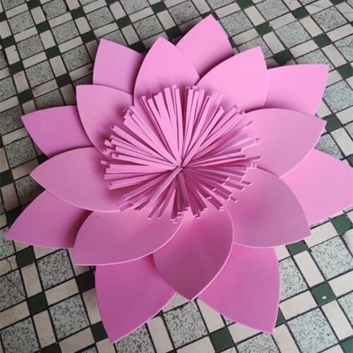 10-40cm Wedding Hanging Tissue Paper Flower Tissue Pom Poms Flower Waterproof foam peony flower Stereoscopic finished flower