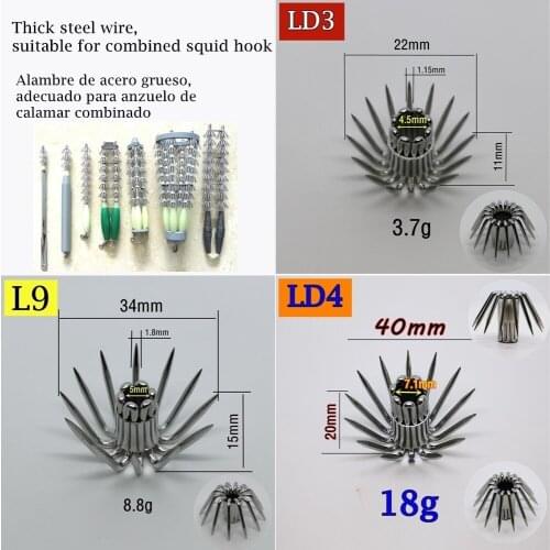 100pcs squid hooks Strong thick stainless steel Fishhook Sea Automated boat fishing Large Big Accessories Ocean pesca Jig tools