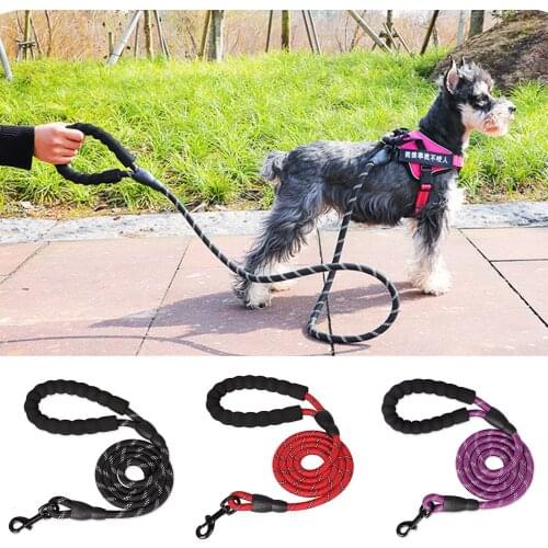 150cm Long Durable Leashes Adjustable Reflective Nylon Cat Lead Extending Puppy Walking Running Lead Roulette For Dogs