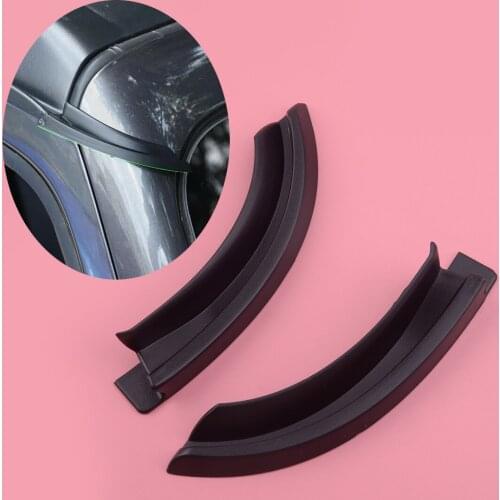 2Pcs Car Roof Side Water Rain Gutter Extension ABS Fit for Jeep Wrangler JL 2018 2019 2020