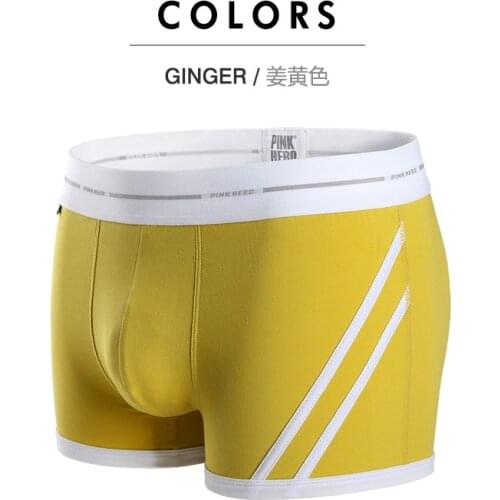 2021 Brand Pink Heros Sexy Mens Boxer Shorts Underpants High Quality Cotton Male Shorts Comfortable Panties Pants Man Underwear
