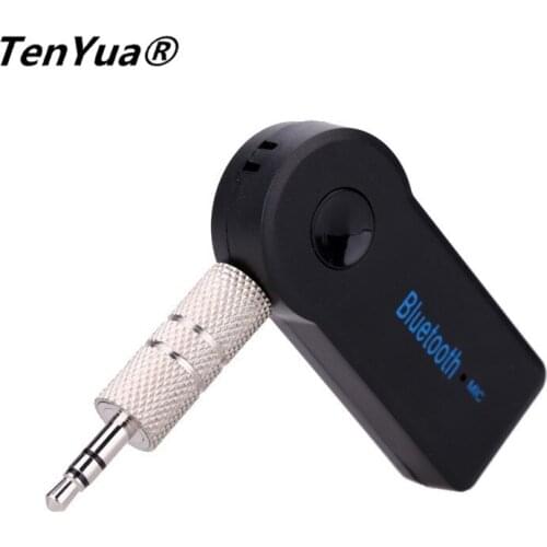 3.5mm Car Bluetooth Audio Music Receiver Adapter Auto AUX Streaming A2DP Kit With Micfor Speaker Headphone