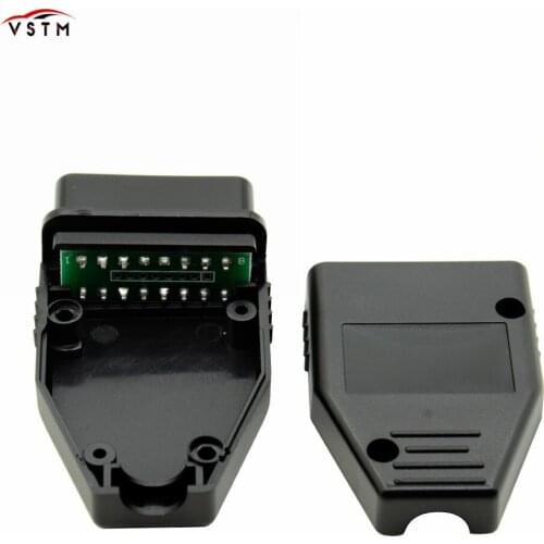 Best Quality OBD II Adaptor OBDII Connector J1962 OBD2 Connector in stock Male Plug OBD2 16Pin Connector In Stock
