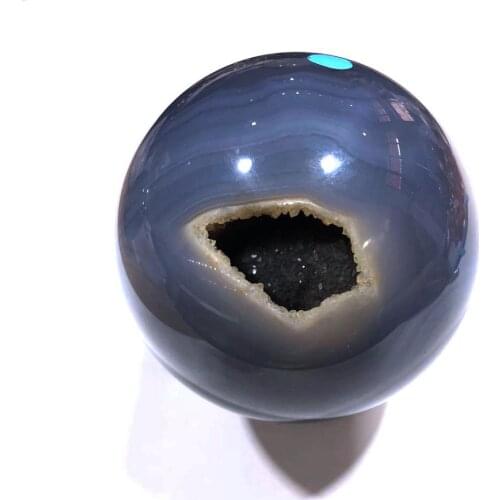 Agate crystal cave raw materials put pieces of small cornucopian dinosaur eggs to bring fortune feng shui demagnetization