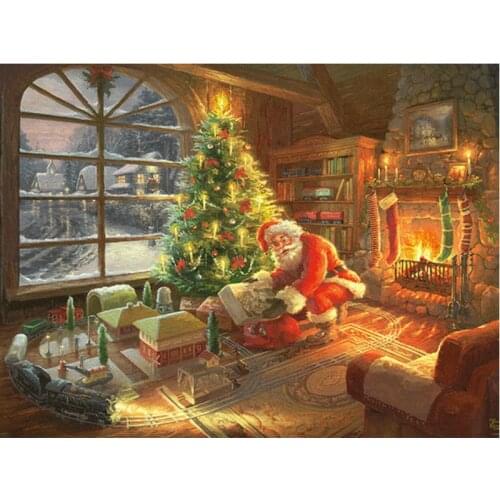 5D DIY Diamond Embroidery Diamond painting square Diamonds mosaic Santa Claus full rhinestone cross stitch home decor Loong