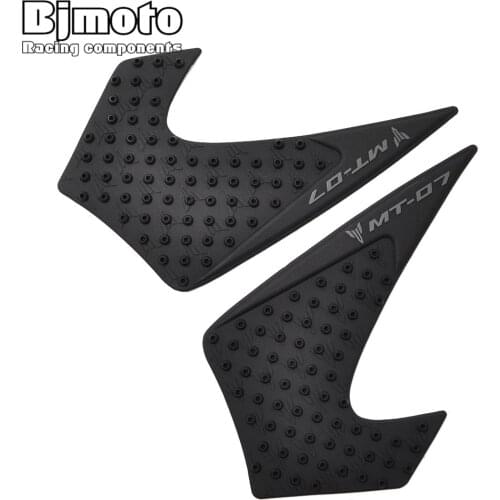 BJMOTO Mt07 Mt 07 Anti Slip Sticker Motorcycle Tank Traction Pad Side Knee Grip Protector For Yamaha MT-07 2014-2018