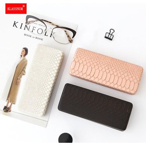 Personality Snake Pattern Glasses Case Men Women Sunglasses Box Plain Glasses Spectacle Case Reading Glasses Case Anti-pressure