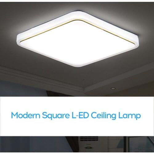 White Color Ceiling Lamp Square L-ED Ceiling Lamp AC220-V Kitchen Balcony Porch Modern Panel Light Fixture Led Ceiling Light
