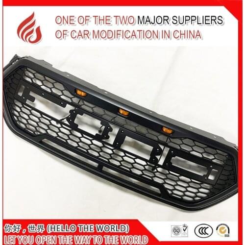 Modified ABS car front racing grills grill Raptor Grille cover for Kuga Escape 2017 2018