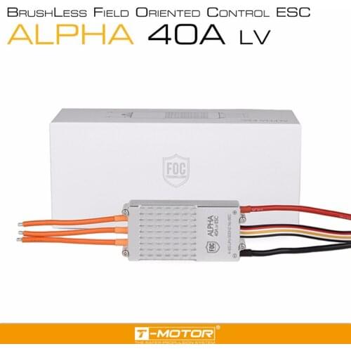 Original TMOTOR ALPHA 40ALV 4~6S Lipo 500HZ FOC ESC special for multirotor uav