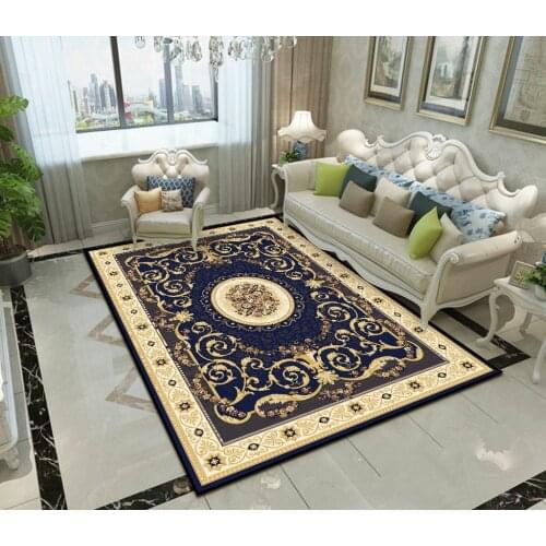 2021 Carpets Persian Vintage Carpet for Living Room Bedroom Mat Non-Slip Area Rugs Absorbent Boho Morocco Ethnic Retro Carpet