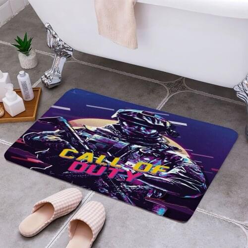 Call Of duty Anti-slip Doormat Vacuuming Water Absorbing Kitchen Bedroon Bath Floor Mats Home Entrance Home Decora