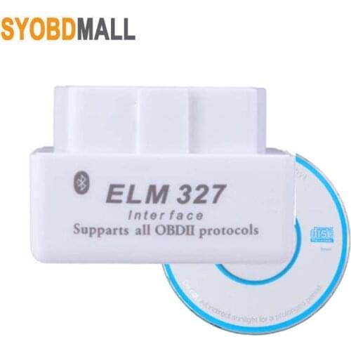 Super Mini Elm327 Bluetooth OBD2 V2.1 Elm 327 V 1.5 OBD 2 Car Diagnostic-Tool Scanner Elm-327 OBDII Adapter Auto Diagnostic Tool
