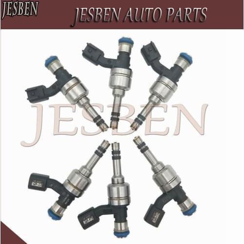 6PCS/LOT 12634126 12642128 Fuel INJECTORS fit for BUICK ENCLAVE CADILLAC XTC GMC CANYON ERRAIN 3.6L V6 2016 2017 2018 2019 2013