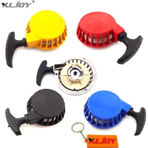 XLJOY Aluminum Engine Pull Starter Part For 47cc 49cc Mini Moto Pocket Dirt Bike ATV Quad Minimoto