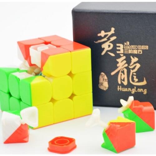 YuXin HuangLong 3x3 Magnetic Version Magic Cube Educational Puzzle Professional Competition Adult Children Cubo Magico Toy Gift