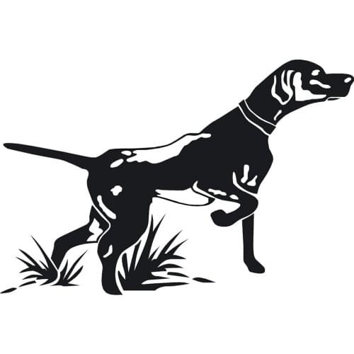 Pointer Hunting Dog Funny Car Sticker Vinyl Decal White/black PVC Auto Stickers Car Window Body Decorative Stickers Accessories