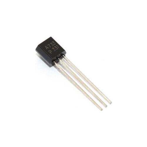 100PCS 2SA733 A733 transistor 0.1A/50V PNP transistor TO-92 Plastic-Encapsulate Transistors