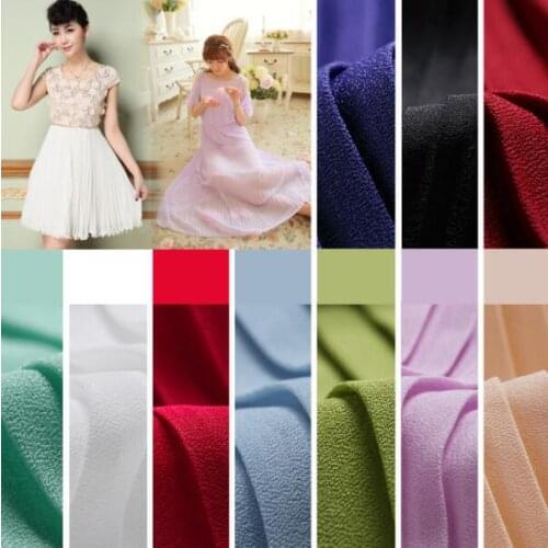 3Meters White Purple Pleated Spring and Summer Chiffon Fabric Ruffled Pearl Gauze Fabric Organ Dress Skirt Crushed Materials