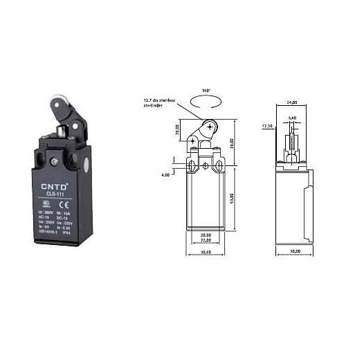 4Pcs/Lot Top Quality Original CNTD CLS-111 Limit Switch/Micro Switch Ui 380V Ith 10A ,Economical & plastic type