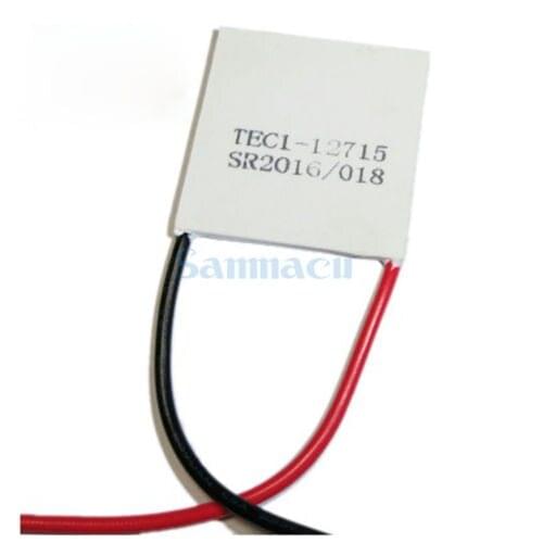 40x40x3.2mm 11.8A 15.5V 142W TEC1-12715 Thermoelectric Cooler Peltier Heatsink
