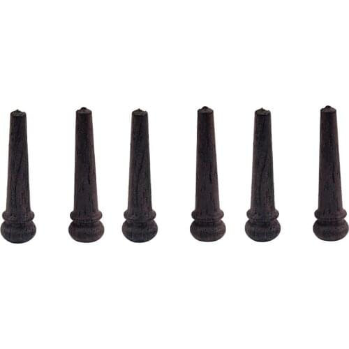 6x Guitar Strings Pins Nails Bridge Pins for Acoustic Guitar Parts Accs